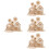 4 Sets 3D Wooden Puzzles Easter Educational Assembly Toy For Kids 8