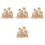 4 Sets 3D Wooden Puzzles Easter Educational Assembly Toy For Kids 5