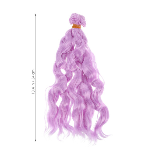 Curl Hair Perucas Para Bonecas Cabelo Artesanato 1