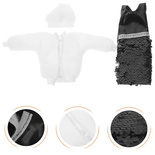 Set Vestiti Per Con , Cappottino E Gonna 2