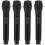 4 Pcs High Simulated Wireless Microphone Props For Stage And Toy Use 4