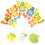 5Pcs Funny Shaped Somersault Wind-Up Playthings Random Style 5