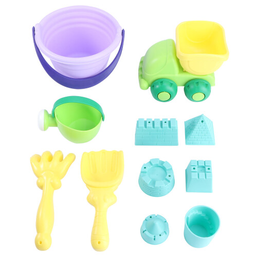 Set 11 Giocattoli Sabbia Spiaggia Bambini