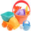 Set 11 Giocattoli Sabbia Spiaggia Bambini 4