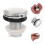 Silver Plastic Urinal Spray Head Low Maintenance Flush Accessory 11