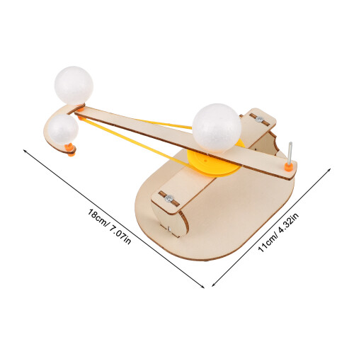 3Set Solar System Model: Stem Earth Moon Sun Orbit Science Toy 2