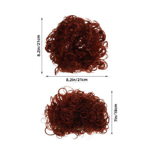 Afro Riccia Punk Corta Per E Costume 1