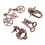 8 Pcs Metal Brain Teaser Puzzle Educational Unlock Toy 1