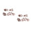 8 Pcs Metal Brain Teaser Puzzle Educational Unlock Toy 6