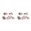 8 Pcs Metal Brain Teaser Puzzle Educational Unlock Toy 8