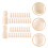 40 Pezzi Legno Non Verniciate Con Per Bambini 5