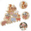 1Set Educativo Animali in Legno Bambini 8