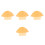 4 Calotte Pelate in Lattice per e Adulti, e 6