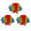 3 Pezzi Parrucche Afro Fluffy Clown Colorate Per Feste E Cosplay 1