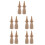 10 Set Legno Con Cappello Cambiabile Per Lavoretti 8