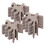10 Pedine A Forma Spadaccino In Legno 3