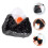 4Pcs Simulated Japanese Mini Triangle Seaweed Rice Ball Models 6