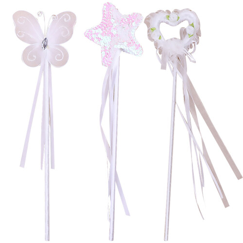 3 Bacchette Cuore Angelo Per (Bianco) 1
