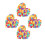 384Pcs Educational Plastic Geometric Shape Sorting Toys for Toddlers 6