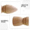 60 Da Tavolo Da Te In Legno A Mano Beige 8