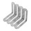 4 Pcs Furniture Corner Code Adjustable Angle Brace Support Connector 1