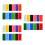 3 Set Domino In Legno Colorati Per Bambini 5
