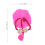 5Pcs Funny Pull String Plush Ostrich Puppet Toy For Kids Pink 2