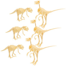 6Pcs Dinosaur Skeletons Educational Assembly Toy For Toddlers