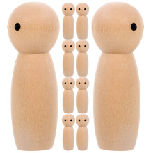 30 Pezzi Legno Non Finite Da Colorare