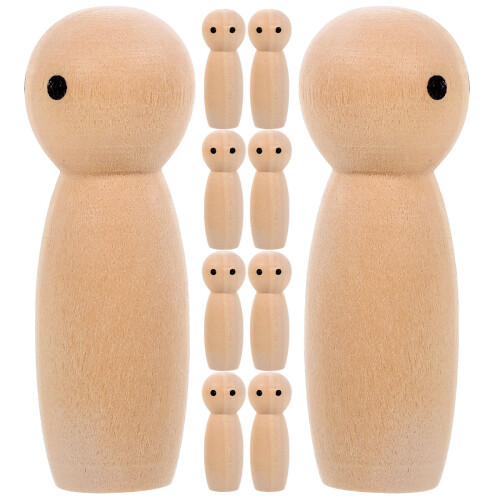 30 Pezzi Legno Non Finite Da Colorare