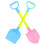 4 Set Giocattoli Spiaggia Pale Plastiche Scavare Sabbia Bambini 1