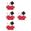 4 Set Vestiti Laurea Per Peluche Con Cappello 30 Cm 4
