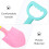 4 Set Giocattoli Spiaggia Pale Plastiche Scavare Sabbia Bambini 8
