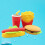 4 Gomma Cancelleria Hamburger Kawaii Bambini Studenti 6