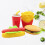 4 Gomma Cancelleria Hamburger Kawaii Bambini Studenti 4