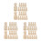 60 Pezzi Legno Non Finite 35mm Per Bambini Giocattoli 5