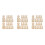 60 Pezzi Legno Non Finite 35mm Per Bambini Giocattoli 4
