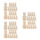 60 Pezzi Legno Non Finite 35mm Per Bambini Giocattoli 6