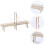 1Pc Children'S Diy Wooden Cable-Stayed Bridge Physical Model Toy 3
