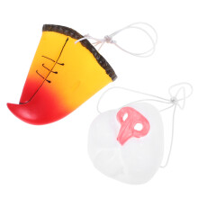 2Pcs Simulation Parrot Beak And Bunny Nose For Party Cosplay