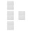 8 Pcs White Self-Adhesive Foam Board Sheets For Model Making 7