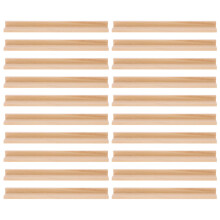 20Pcs Wooden Domino Racks For Mexican Train And Board Games
