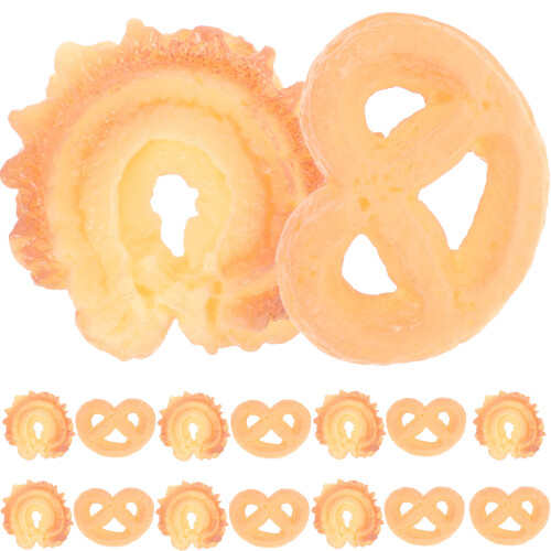 16Pcs Artificial Biscuits Simulation Models For Kitchen Home Decor 1