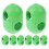 8 Klimnet Set: Plastic Touwconnectoren Voor Speelhuis 1
