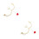 2 Set Cuore Accessorio Costume Decorazione 9