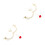 2 Set Cuore Accessorio Costume Decorazione 10