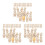 3 Set In Legno Non Dipinte Per Lavoretti Fai Da Te 7