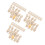 3 Set In Legno Non Dipinte Per Lavoretti Fai Da Te 8