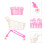 1 Set Mini Supermarket Handcart Storage Basket Decor 5