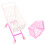 1 Set Mini Supermarket Handcart Storage Basket Decor 2